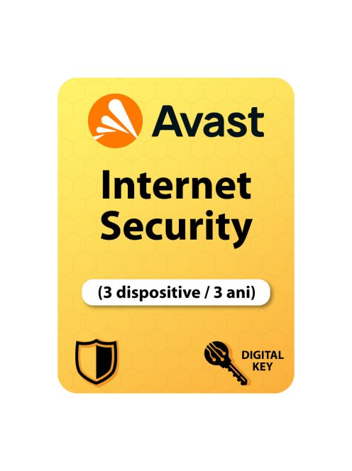 Avast Internet Security (EU) (3 dispozitive / 3 ani) - Cumpărați licență digitală 