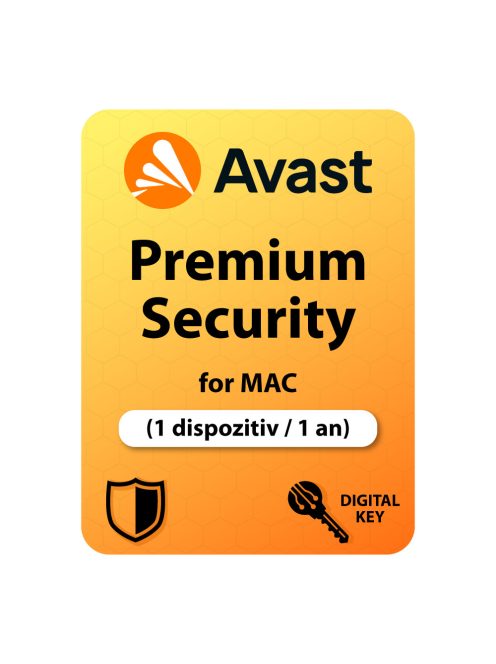 Avast Premium Security for MAC (1 dispozitiv / 1 an) - Cumpărați licență digitală 