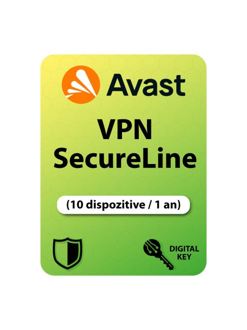 Avast SecureLine VPN (10 dispozitive / 1 an) - Cumpărați licență digitală de la vrsoftware.ro