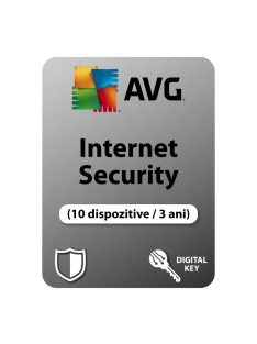 AVG Internet Security (10 dispozitive / 3 ani) - Cumpărați licență digitală de la vrsoftware.ro