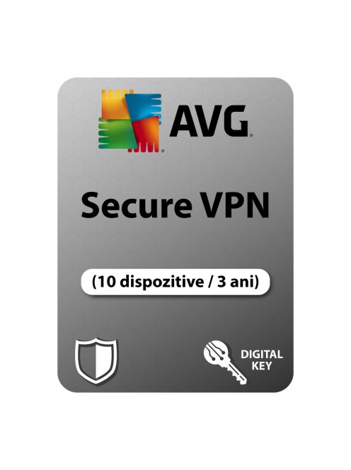 AVG Secure VPN (10 dispozitive / 3 ani) - Cumpărați licență digitală de la vrsoftware.ro