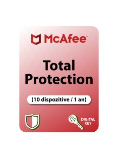 McAfee Total Protection (10 dispozitive / 1an) - Cumpărați licență digitală de la vrsoftware.ro