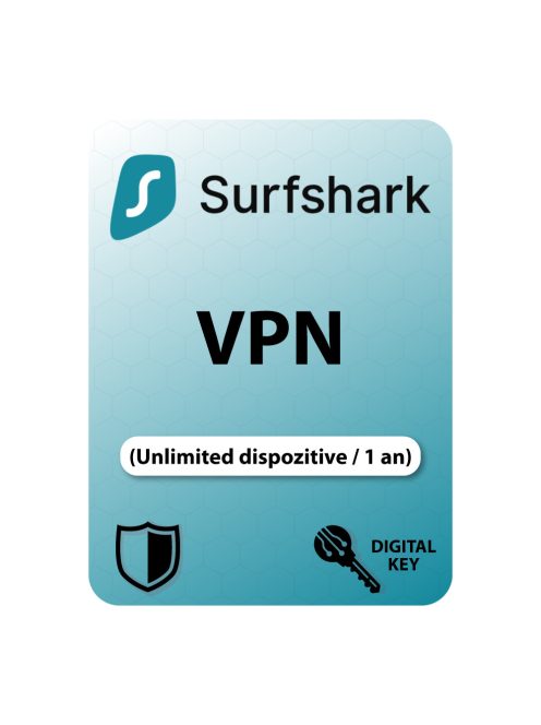 Sursfhark VPN (Unlimited dispozitive / 1 an) - Cumpărați licență digitală de la vrsoftware.ro