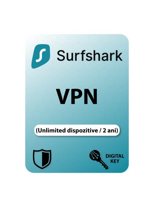 Sursfhark VPN (Unlimited dispozitive / 2 ani) - Cumpărați licență digitală de la vrsoftware.ro