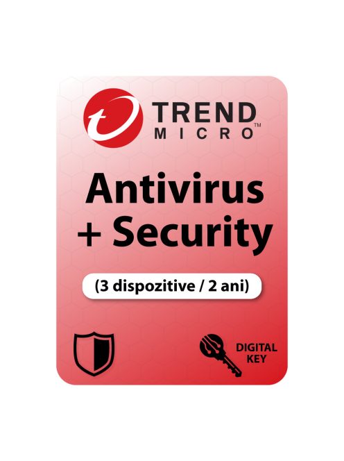 Trend Micro Anitivirus + Security (3 dispozitive / 2 ani) - Cumpărați licență digitală 