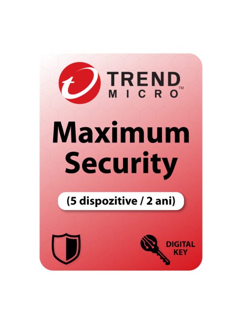 Trend Micro Maximum Security (5 dispozitive / 2 ani) - Cumpărați licență digitală 