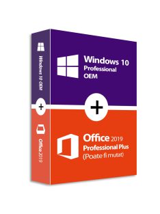 Windows 10 Pro (OEM) + Office 2019 Professional Plus (Poate fi mutat) - Cumpărați licență digitală 