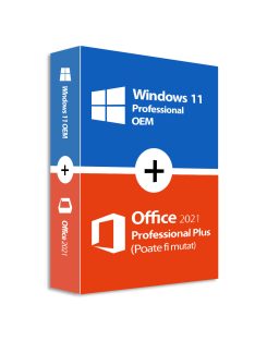 Windows 11 Pro (OEM) + Office 2021 Professional Plus (Poate fi mutat) - Cumpărați licență digitală 
