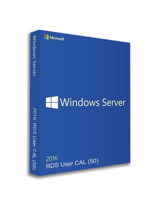 Windows Server 2016 RDS User CAL (50) - Cumpărați licență digitală de la vrsoftware.ro