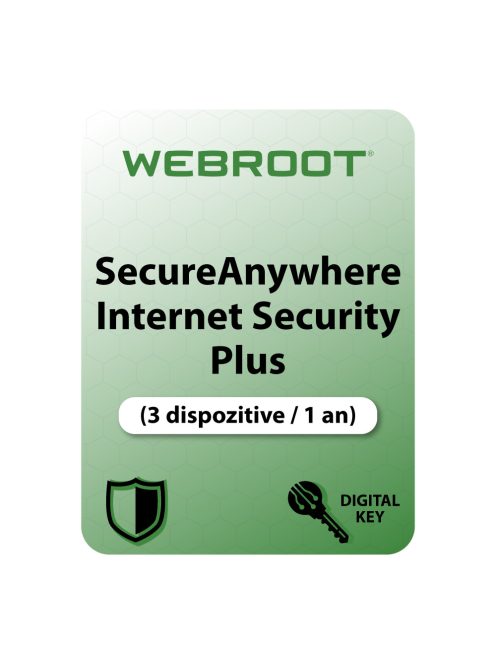 Webroot SecureAnywhere Internet Security Plus (3 dispozitive / 1 an) - Cumpărați licență digitală 
