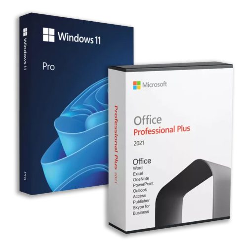 Microsoft Windows 11 Pro (OEM) + Microsoft Office 2021 Professional Plus (Activare on-line)