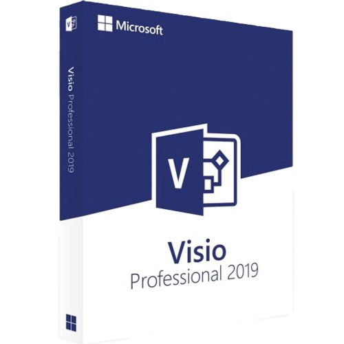 Licență Microsoft Visio Professional 2019 (1 dispozitiv) (Activare on-line)