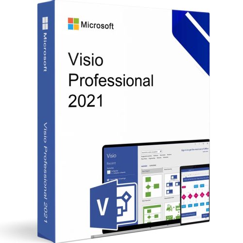 Licență Microsoft Visio Professional 2021 (1 dispozitiv) (Activare on-line)