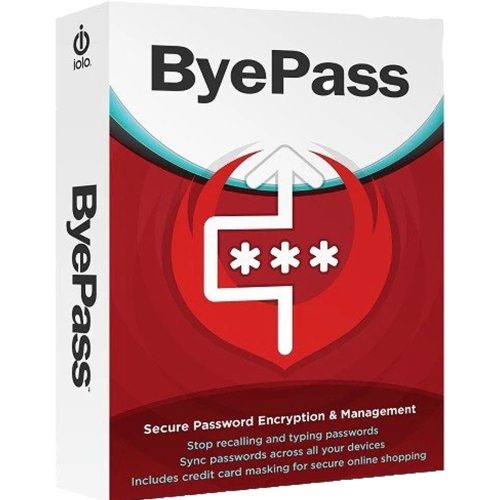 Licență iolo ByePass Password Manager (1 dispozitiv / 1 an)