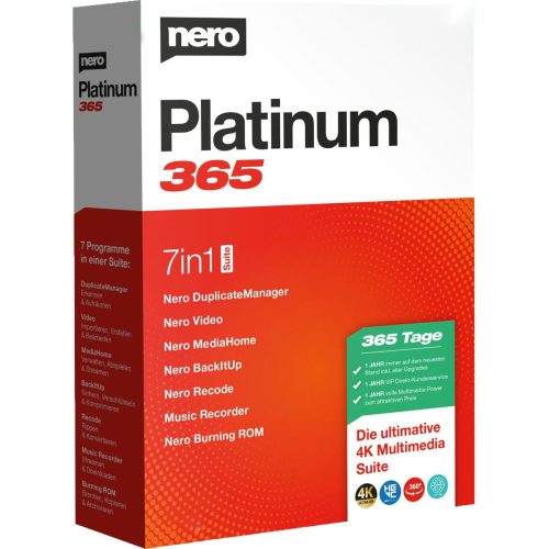 Licență Nero Platinum 365 (1 dispozitiv / 1 an)