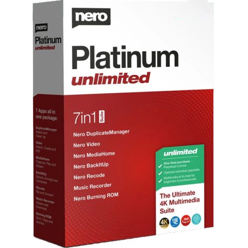 Nero Platinum Unlimited (1 dispozitiv / Lifetime)