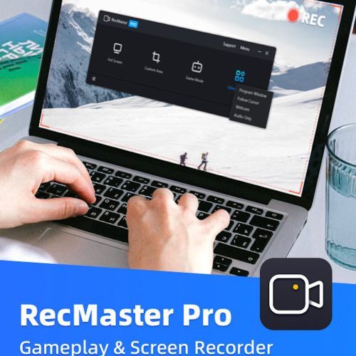 RecMaster Pro - Gameplay & Screen Recorder (1 dispozitiv / Lifetime) (Steam)