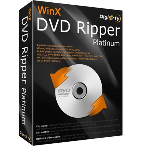 WinX DVD Ripper Platinum (1 dispozitiv / 1 an)