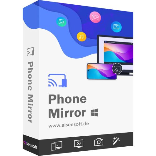 Licență Aiseesoft Phone Mirror (1 dispozitiv / 1 an)