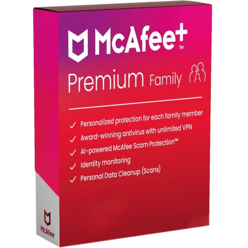 McAfee+ Premium Family Security (6 utilizatori / 1 an) (EU)