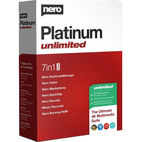 Nero Platinum Unlimited 2024 (1 dispozitiv / Lifetime) (EU)