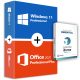 Microsoft Windows 11 Pro (OEM) + Office 2021 Professional Plus (Activare on-line) + Panda Dome Essential (3 dispozitive / 1 an) Family Pack