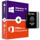 Microsoft Windows 10 Pro (OEM) + Office 2021 Professional Plus (Activare on-line) + AVG Secure VPN (5 dispozitive / 1 an) Small Business Pack